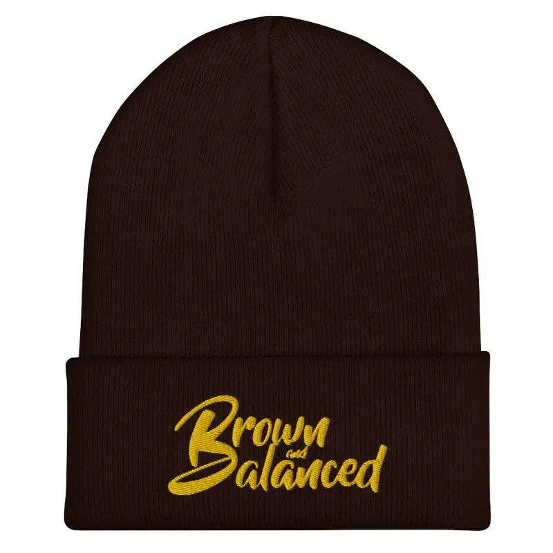 Brown And Balanced Beanie